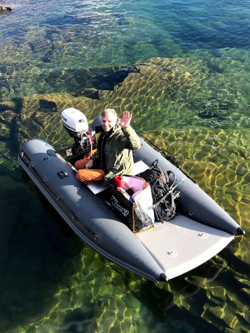 Rubber boat for the whole family