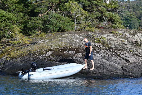 Rubber boat for the whole family