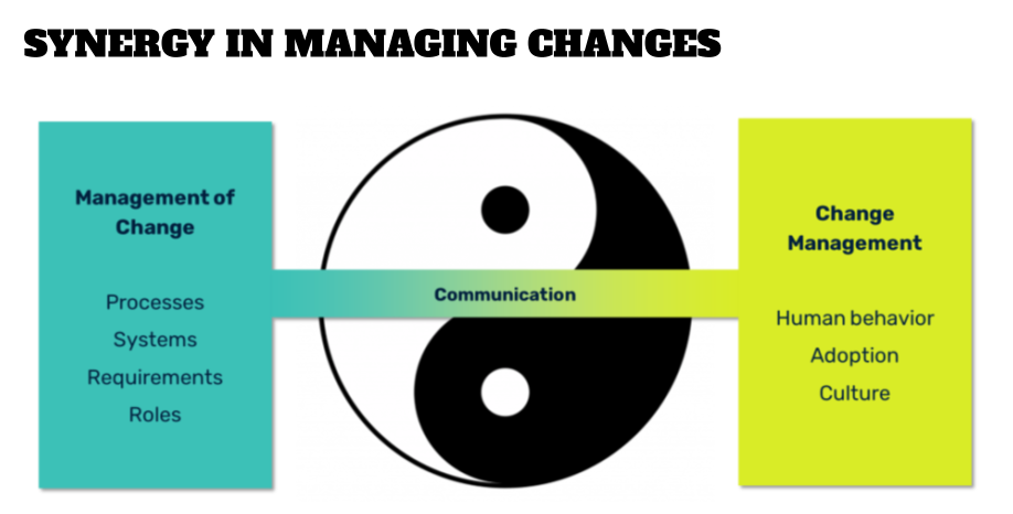 Change Management and Management of Change go hand in handChange Management and Management of Change go hand in hand
