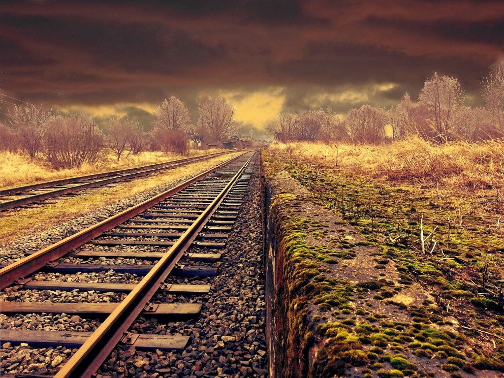 Railway line on Bodmin Moor