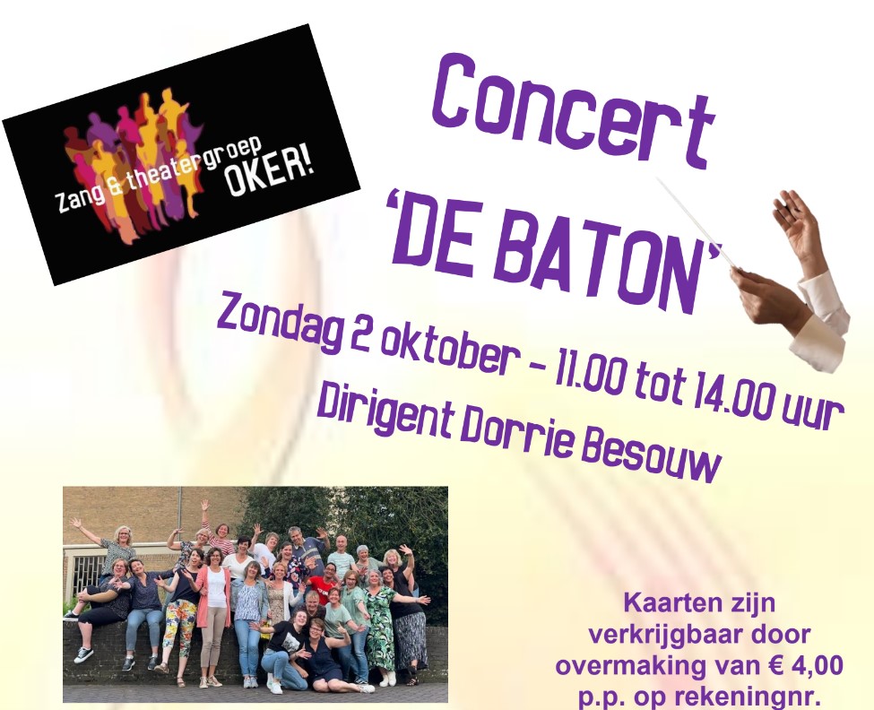 Je bekijkt nu 02-10-2022 Concert de Baton door Oker