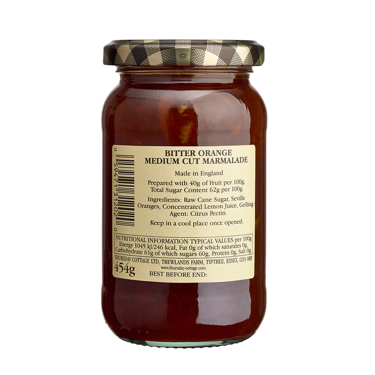 Thursday Cottage Bitter Orange Marmalade Medium Cut 340g (THC028