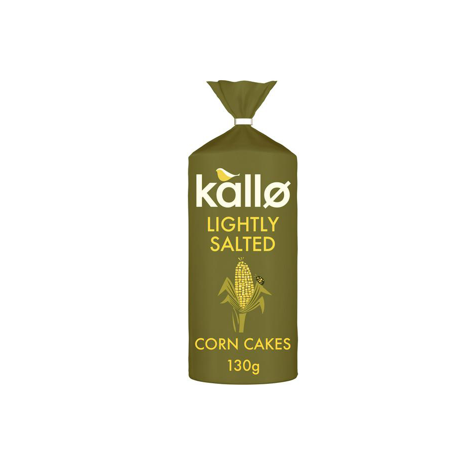 Kallo Corn Cakes Circular 130g (KLO029) Whole Range