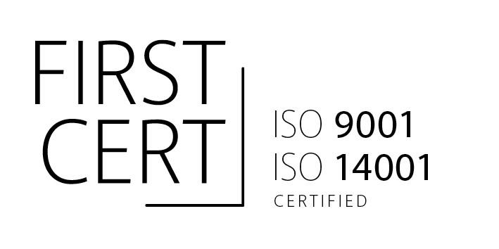 ISO 9001, ISO 14001 Certifierad