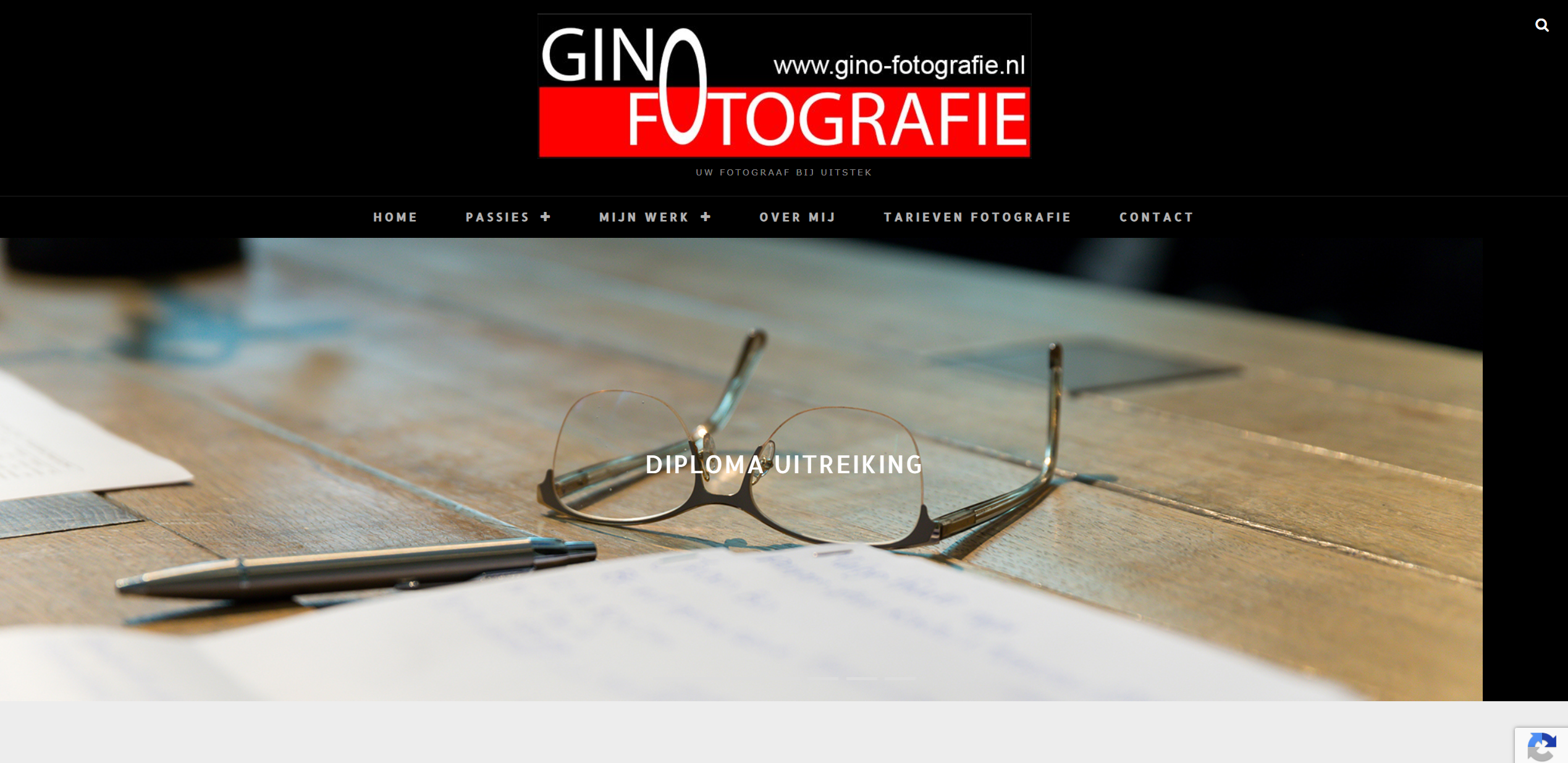 Nieuwe website Gino Fotografie