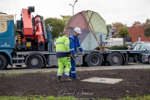 Plaatsing kunstwerk Noorderzon 27 oktober 2020 - Gino Fotografie