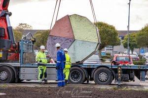 Plaatsing kunstwerk Noorderzon 27 oktober 2020 - Gino Fotografie