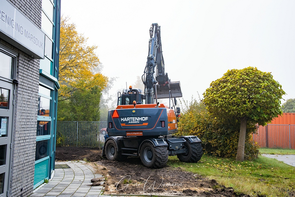 Tuin de Dissel aangepakt 23 oktober 2020