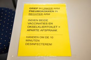 Griepvaccinatie voorbereidingen in De Dissel