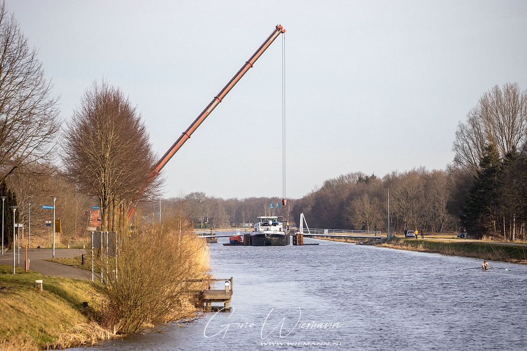 Plaatsing Enkeerdbrug Marsdijk 24 februari 2021 - Gino Wiemann