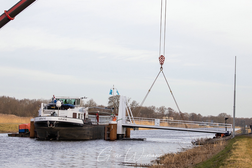 Plaatsing Enkeerdbrug Marsdijk 24 februari 2021 - Gino Wiemann