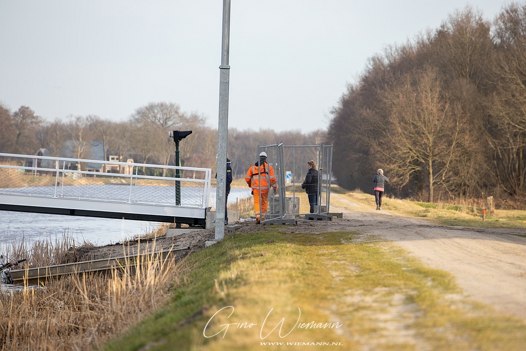 Plaatsing Enkeerdbrug Marsdijk 24 februari 2021 - Gino Wiemann