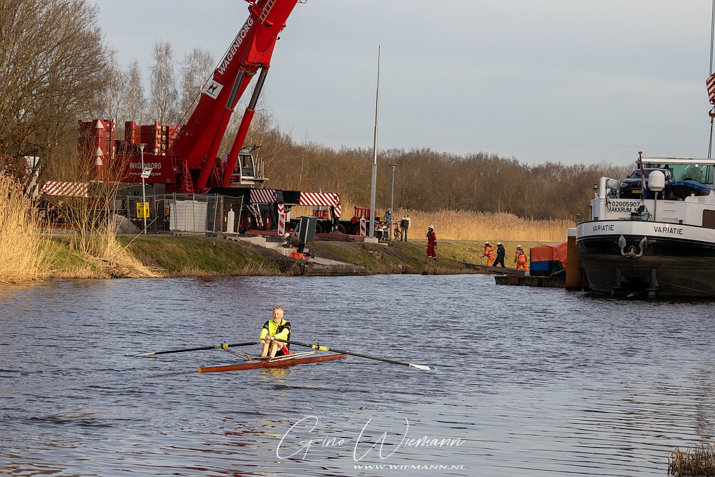 Plaatsing Enkeerdbrug Marsdijk 24 februari 2021 - Gino Wiemann