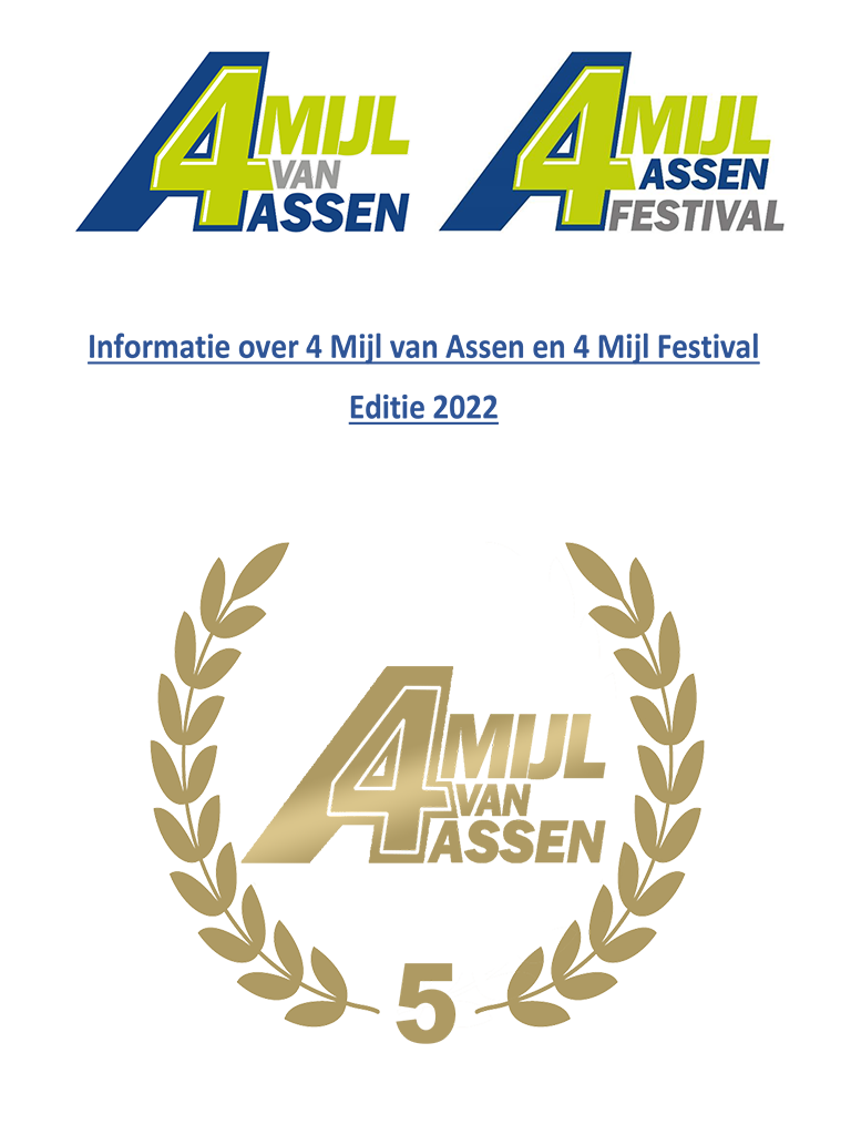 Info 4 Mijl van Assen en 4 Mijl Festival 2022 -1