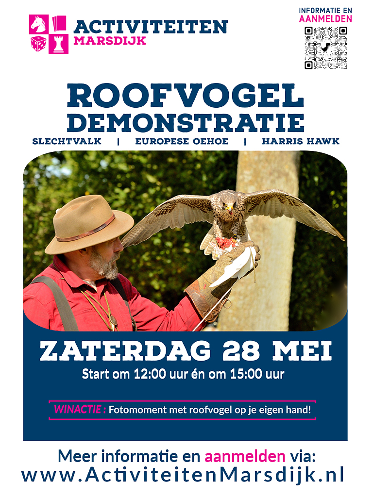 Roofvogel demonstratie