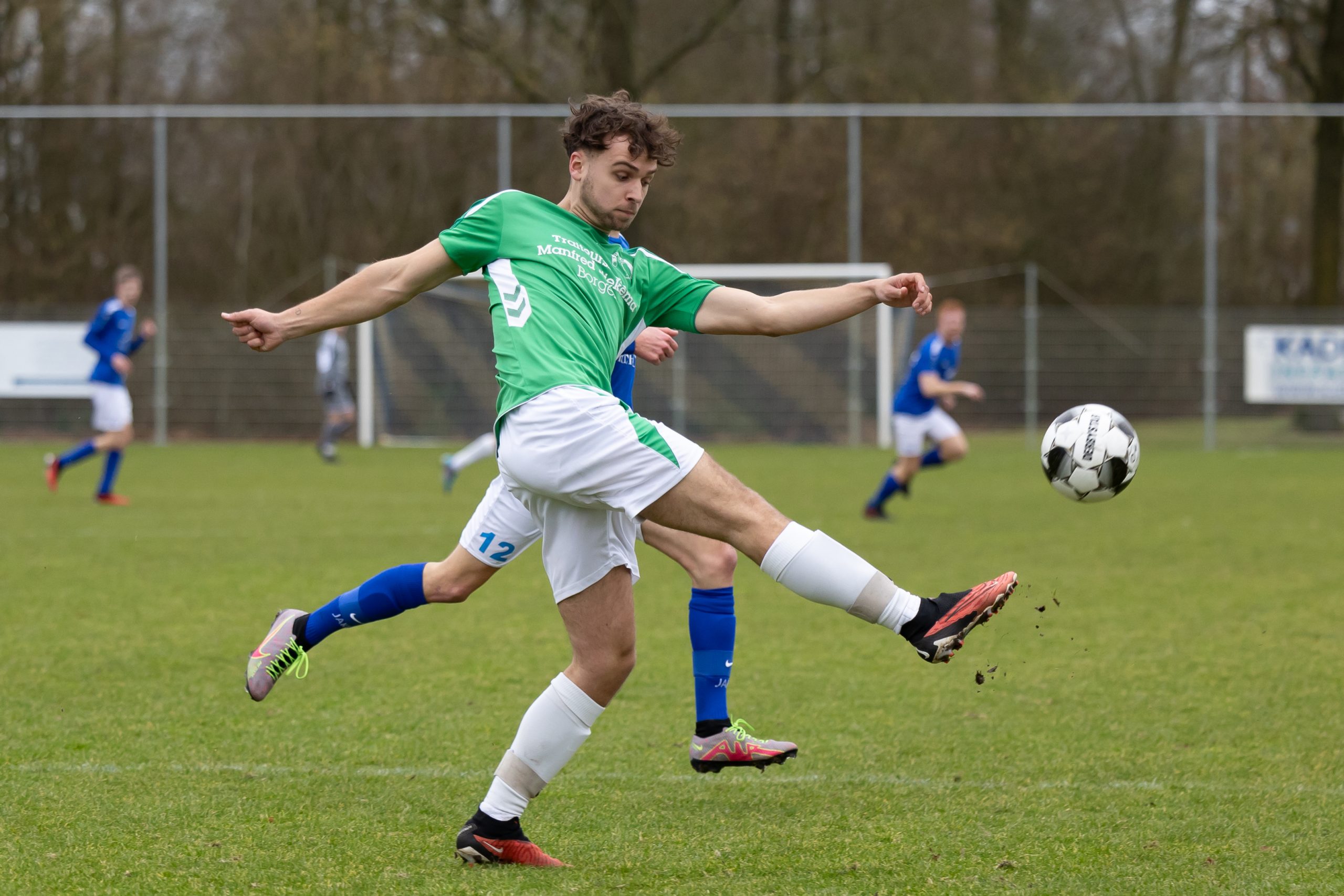 VV LEO 1 vs Borger 1 3 februari 2024 - © Gino Wiemann