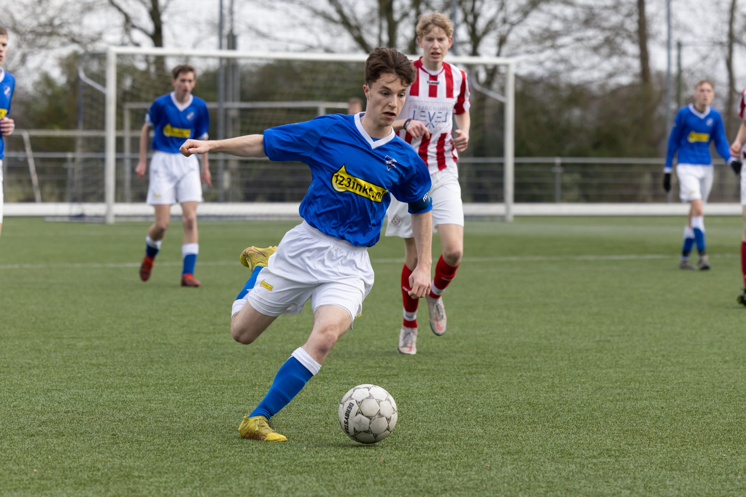 VV LEO 19-1 vs Gieten-Eext 19-2 11 februari 2023 - © Gino Wiemann