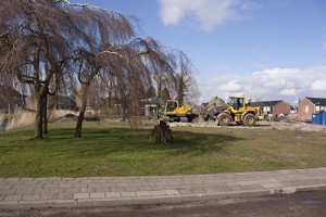 Foto bouwplaats MFA Lemmer 29 maart 2016