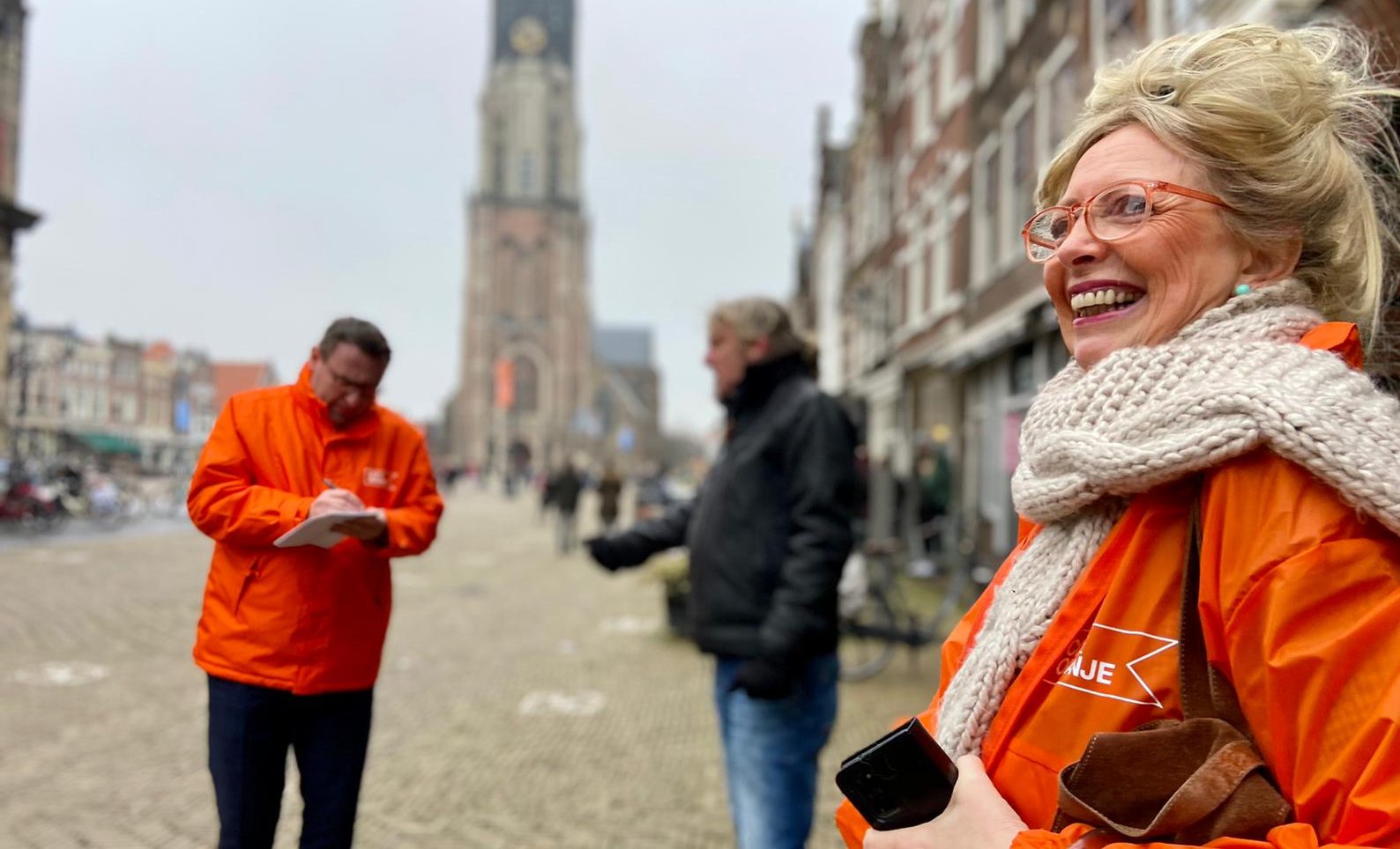 Code Oranje bezoekt Delft