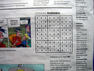 VK sudoku