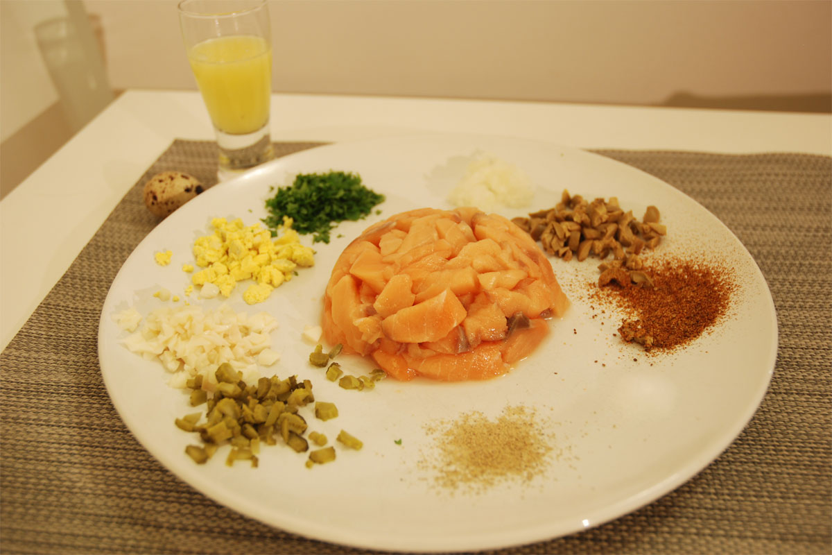 Salmon tartar photo: ©️Nel Brouwer-van den Bergh