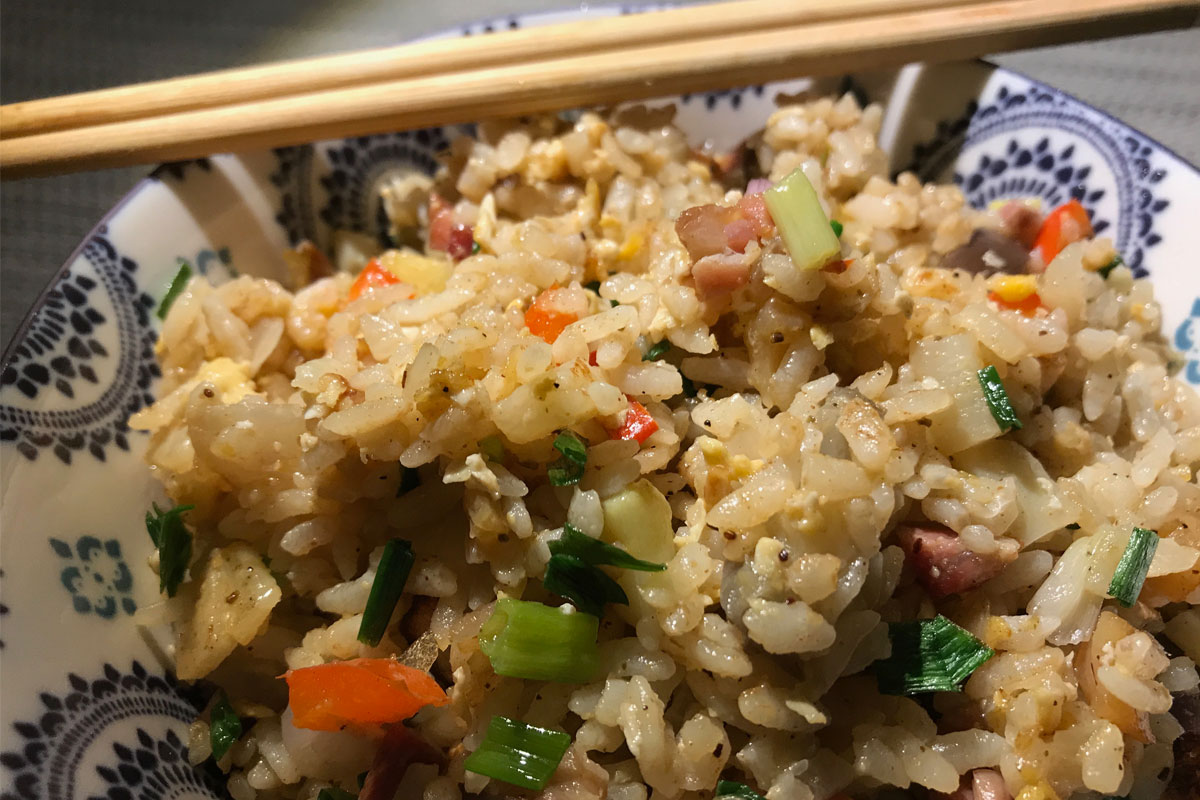 Cantonese fried rice: ©️ Nel Brouwer-van den Bergh