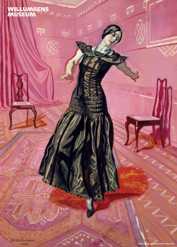Michelle Bourret danser Valse Boston J.F. Willumsen
