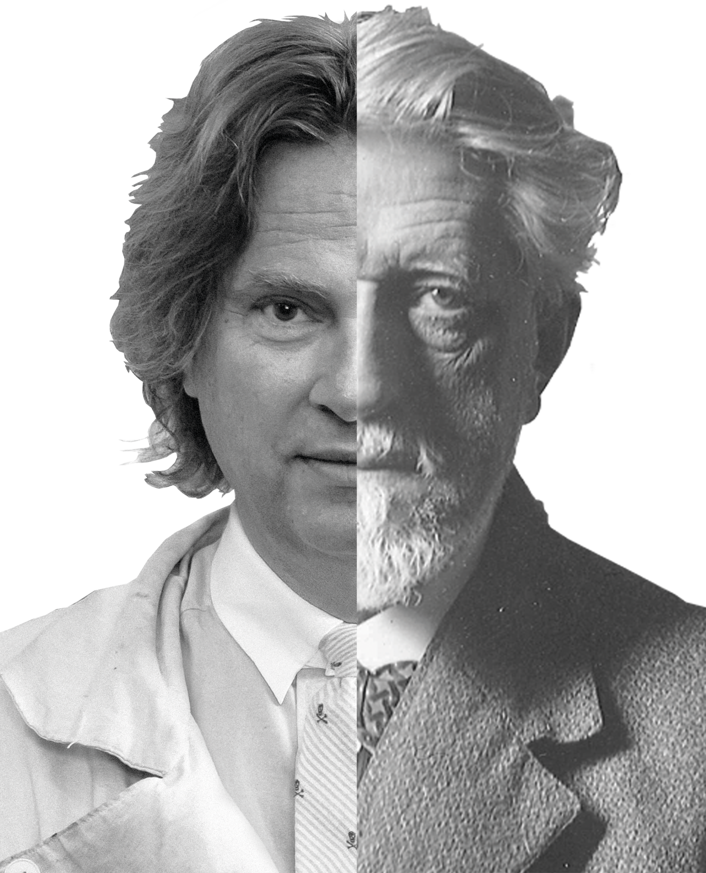 Dobbeltportræt af Martin Bigum og J.F. Willumsen Som et møl mod flammen Martin Bigum og J.F. Willumsen