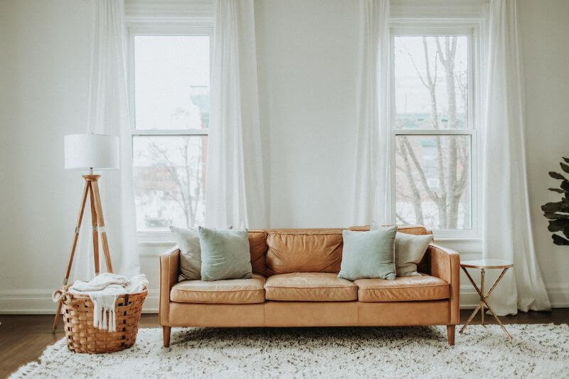 modern sash windows in a contemporary home