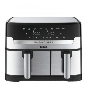 Koken | Tefal EY905D Easy Fry & Grill Dual Airfryer Grijs . Nu tijdelijk met €30