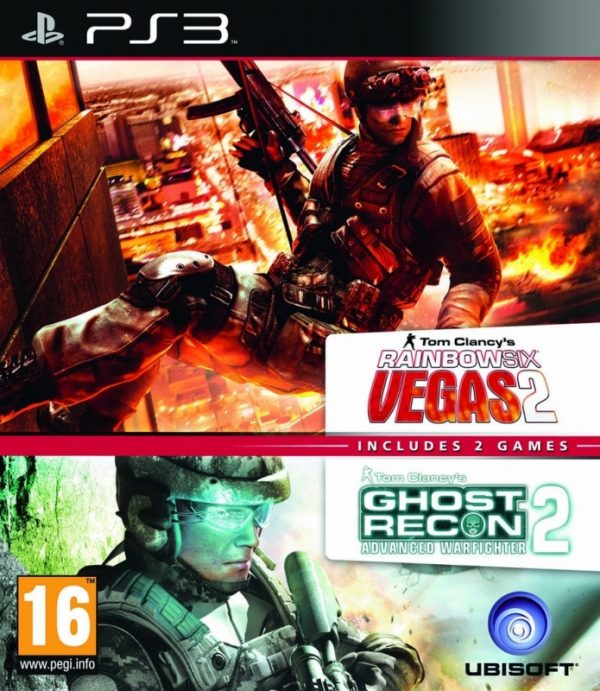 PlayStation 3 | Gebruikt | Rainbow Six Vegas 2 + Ghost Recon Advanced Warfighter 2