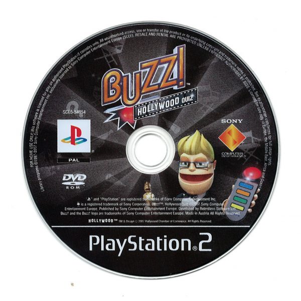 PlayStation 2 | Gebruikt | Buzz the Hollywood Quiz (losse disc)