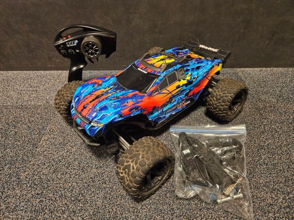 Tweedehands Traxxas Rustler 4x4 met VXL set.