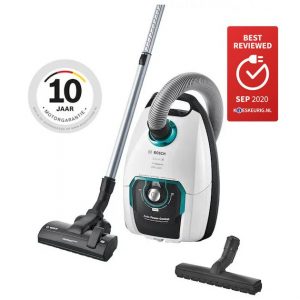 Huishoudelijk | Bosch BGL8HYG1 Stofzuiger met zak Wit . Nu tijdelijk met €30