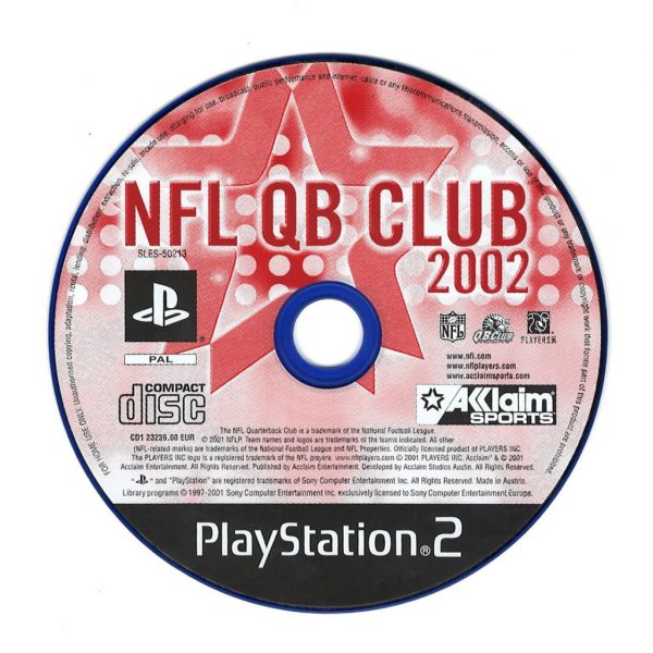 PlayStation 2 | Gebruikt | NFL QB Club 2002 (losse disc)