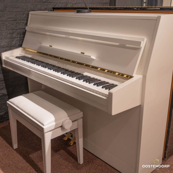 Tweedehands piano's | Rippen 108 Carillon WH messing piano 200811-4912