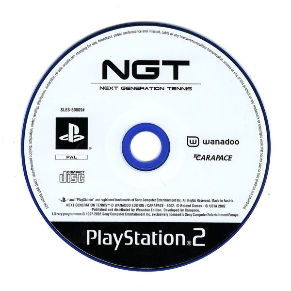 PlayStation 2 | Gebruikt | Next Generation Tennis (losse disc)