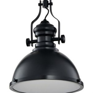 LED Verlichting | Vintage IndustriÃ«le Hanglamp Zwart Met Diffuser 32cm