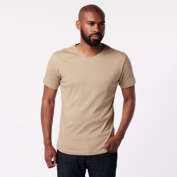 shirts en bovenstukjes | SKOT Fashion T-shirt - Earth - Round Neck - Sand -