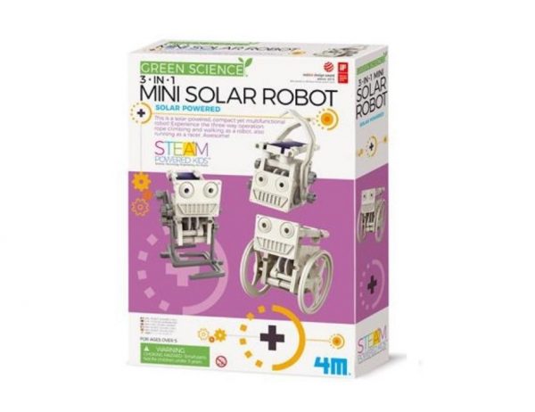 Bouwpakketten | Bouwpakket -3 in 1 Mini Solar Robot | Duurzaam