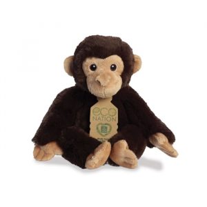 Knuffels | Pluchen Knuffel - Chimpansee - 24 cm | Duurzaam