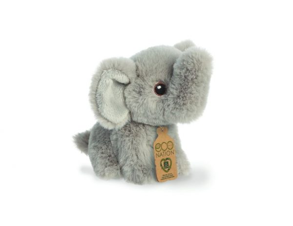 Knuffels | Pluchen Knuffel - Mini - Olifant - 13 cm | Duurzaam