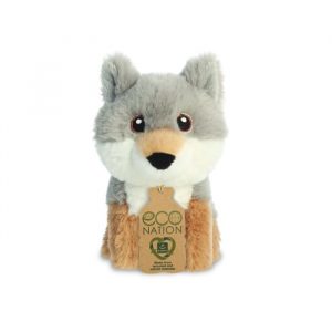 Knuffels | Pluchen Knuffel - Mini - Wolf - 13 cm | Duurzaam