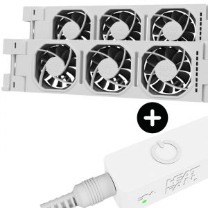 CV-ketels | Heatfan 3 - Radiatorventilator Duo - Wit + Touch Sensor | Duurzaam