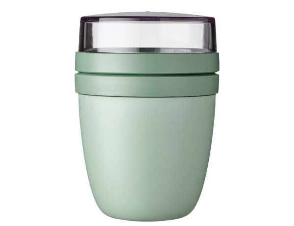 Bewaar-&Lunchboxen | Lunchpot Ellipse -  Nordic Sage 500 + 200 ml | Duurzaam