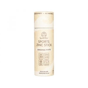 Zonbescherming | Zonnebrandstick - Zinc - Sport - SPF 30 - Original White | Duurzaam