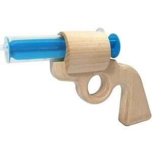 Badspeeltjes | Aqua Joe - Waterpistool van beukenhout | Duurzaam