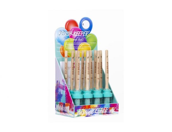 Kwasten&Rollers | Display Brushkeeper (Nr. 14) - incl. 12 kwasten | Duurzaam