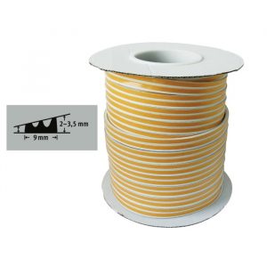 Tochtband | Tochtband - E profiel - 100m x 9 mm - 1-3.5mm - wit | Duurzaam