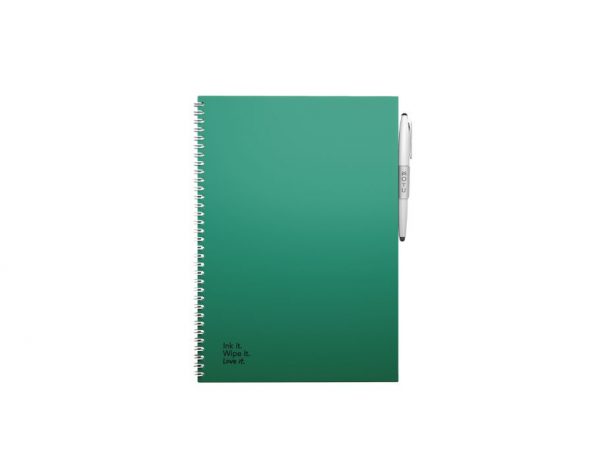 Schriften&Notitieboekjes | Uitwisbaar notitieboek - Hardcover A4 - Forest Green | Duurzaam